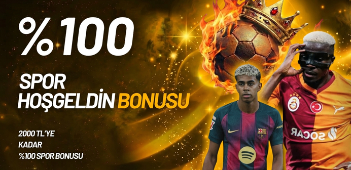 %100 Spor Hoşgeldin Bonusu